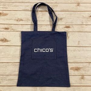 Chico's Blue Denim Tote Bag